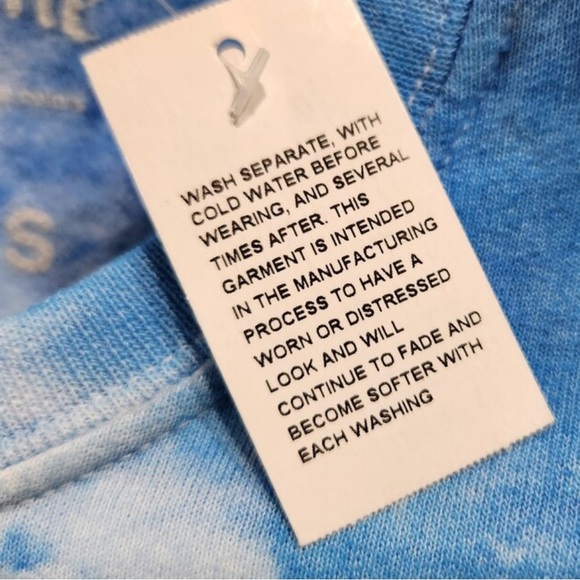 Sublime Sweatshirt Adult Small Blue Tie-Dye Band Tee Memorabilia Mens Unisex - Picture 9 of 9